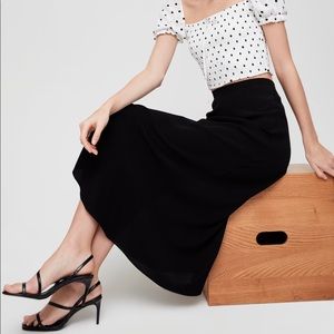 Wilfred High Waist Black Skirt